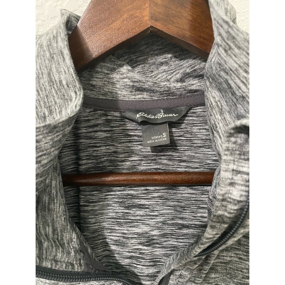 Eddie Bauer Women's Active Wear Hoodie Jacket Full Zip Heather Gray Size S - Picture 4 of 8